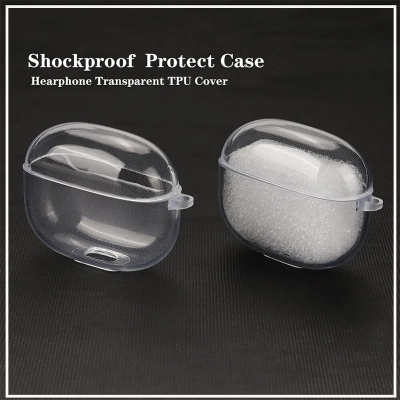 Picture of HUAWEI FreeBuds Pro 3 Only cover Premium Artificial Carrying cover Shockproof Earbuds Cover For Buds Soft Silicone Bluetooth Headphone Cover-Transparent