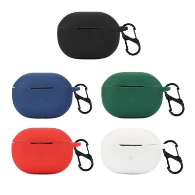 Picture of SoundPeats Mini Pro Only Cover Premium Artificial Carrying Cover Shockproof Earbuds Protective Cover Box for buds Soft Silicone Bluetooth Headphone Cover-Black