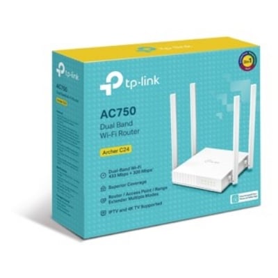 Picture of TP-Link Archer C24 AC750 Router-White