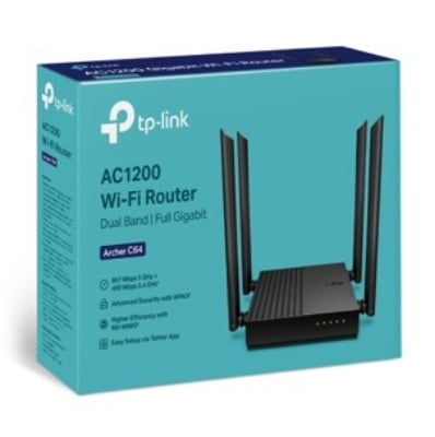 Picture of TP-Link Archer C64 AC1200 Gigabit Router-Black