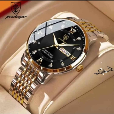 Picture of POEDAGAR Men Watch Top Brand Luxury Business Quartz Mens Watches Full Steel Waterproof Luminous Wristwatch Men Relogio Masculino