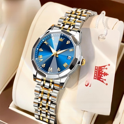 Picture of Olevs Stylish & Fashionable 9931 Elegant Rhombus Mirror Original Quartz Ladies Watch