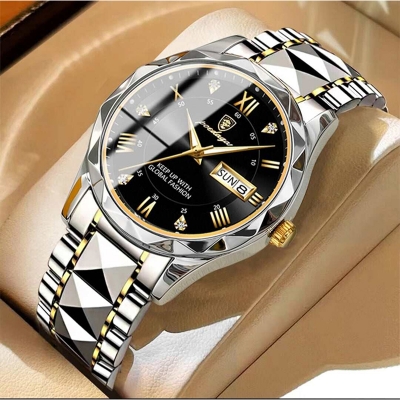 Picture of POEDAGAR Luxury Men Quartz Watch Waterproof Date Week Luminous Wristwatch Stainless Steel Men's Watches Male Clock Sports Reloj