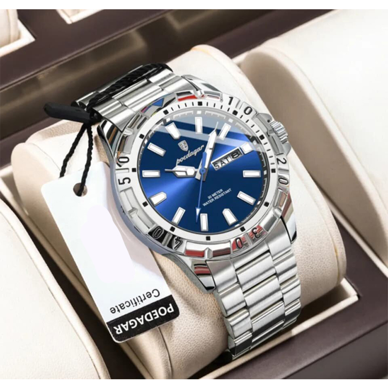 Picture of POEDAGAR 959 Exclusive Luxury Waterproof Stainless Steel Formal Watch