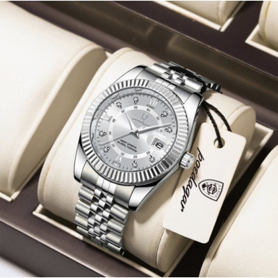 Picture of POEDAGAR 910 Luxury Sport Wrist Watch For Man Waterproof Luminous Date Men Watch Quartz Stainless Steel Men's Watches Male