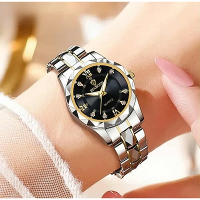 Picture of BINBONG Fashion Women Watches Luxury Ladies Quartz Watch Waterproof Luminous Date Stainless Steel Ladies Watch Girlfriend Gift