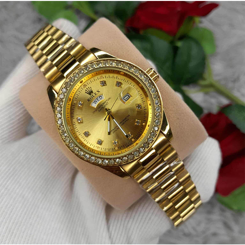 Picture of New stylish & fashionable Stainless Steel Analog Date & Day Watch For Men
