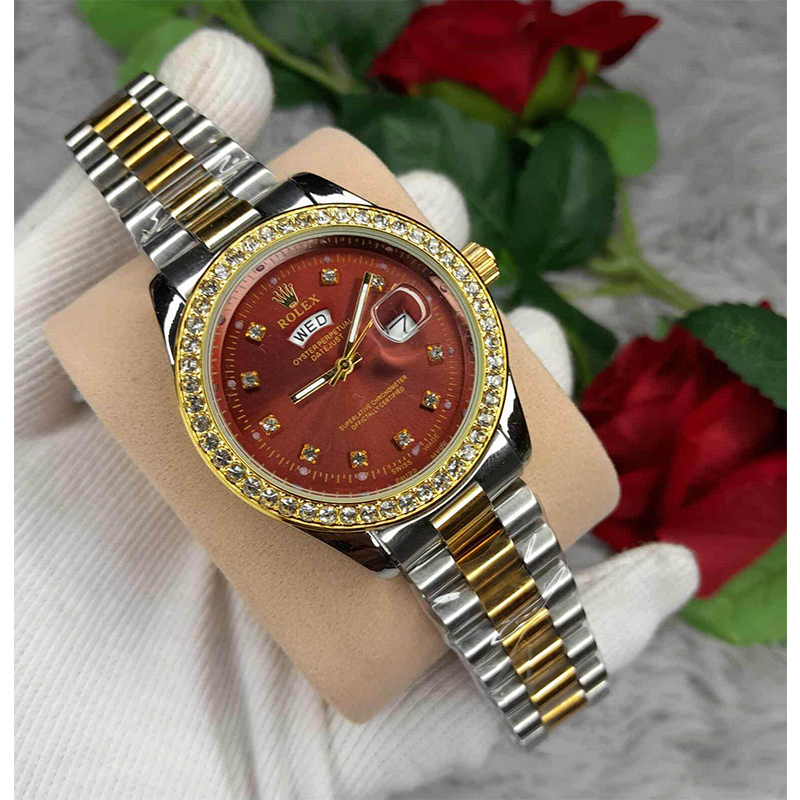 Picture of New stylish & fashionable Stainless Steel Analog Date & Day Watch For Men