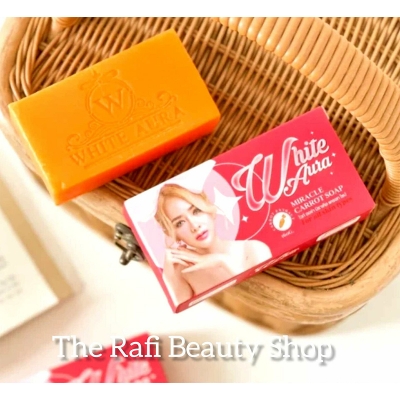 Picture of Original WHITE AURA Miracle Carrot Soap -160g White Aura Soap