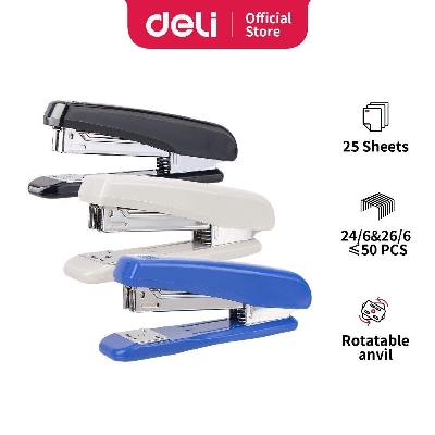 Picture of Deli E0306 Metal Base Stapler - 25 Sheets-Multicolor