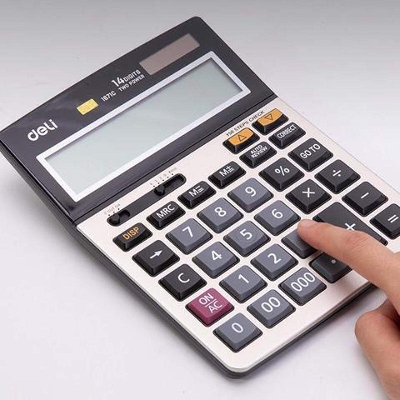 Picture of Deli 1671C Calculator - 14 Digits-Multicolor