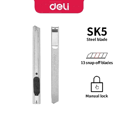 Picture of Deli E2053 All Metal Anti Cutter-Silver