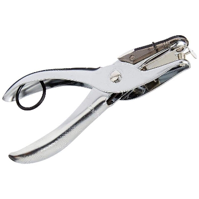 Picture of Kangaro All Metal One Hole Paper Punch- 10 Sheets-Silver