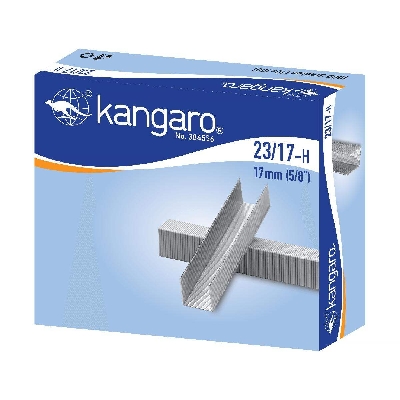 Picture of Kangaro 23/17-H Staples - 1000pcs Box-Silver