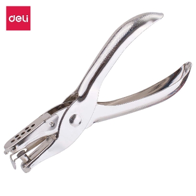 Picture of Deli E0114 All Metal One Hole Punch-Silver