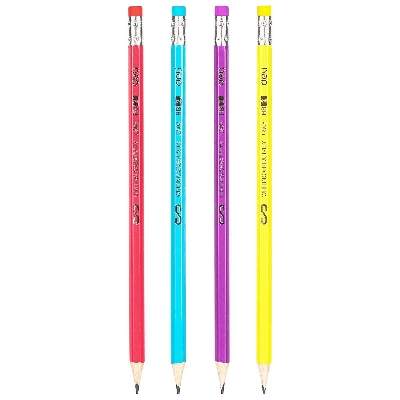 Picture of Deli EU50800 Graphite Pencil - 12pcs-Black