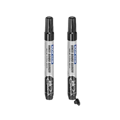 Picture of Gxin G-213B Ink Refillable White Board Marker - 12pcs-Black