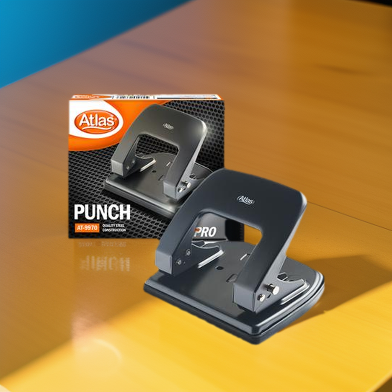 Picture of Atlas AT-9970 Paper Punch - 20 Sheets-Black