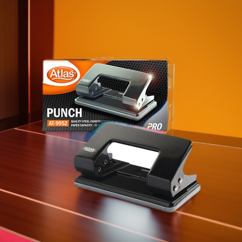 Picture of Atlas AT-9952 Paper Punch - 12 Sheets-Multicolor