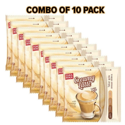 Picture of TORA BIKA Creamy Latte Coffee 25gm - Combo of 10 Pack
