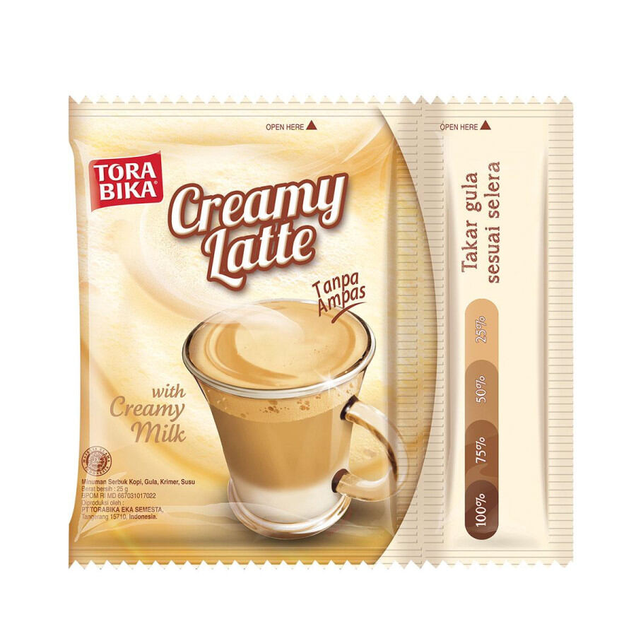 Picture of TORA BIKA Creamy Latte Coffee 25gm - Combo of 10 Pack