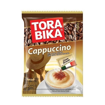 Picture of TORA BIKA Cappuccino Coffee 25gm - Combo of 10 Pack