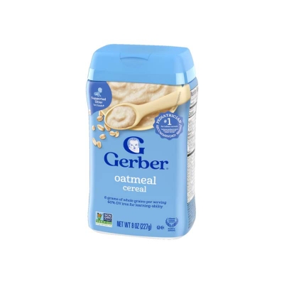 Picture of Gerber Cereal For Baby Oatmeal Grain & Grow (U.S.A) - 227g