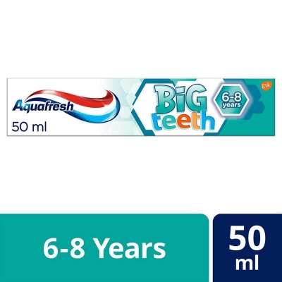 Picture of Big Teeth 6-8 Years Kids Toothpaste (uk) - 50ml Multicolor