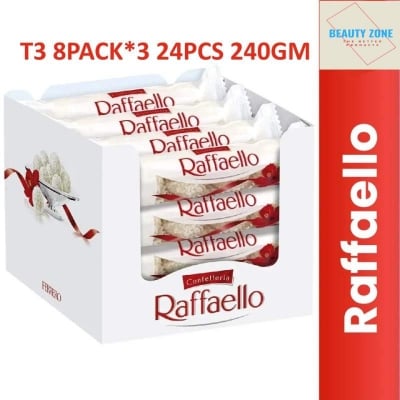 Picture of Raffaello Chocolate (Italy) T3 8Pack*3 24Pcs 240gm