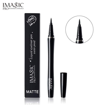 Picture of IMAGIC LIQUID EYELINER PEN WATER PROOF 24H LONG LASTING (MATTE) - 2.5GM Black