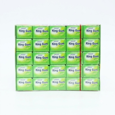 Picture of KING GUM WATERMELON FLAVOR CHEWING GUM  - 50 PCS