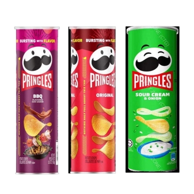 Picture of Pringles BBQ/Original/Sour Cream & Onion (U.S.A) 3 Pcs