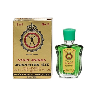 Picture of GOLD MEDAL MEDICATED OIL (SINGAPORE) - 3ml