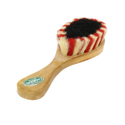 Picture of Wooden Red Black Blazer Dust Brush Multicolor