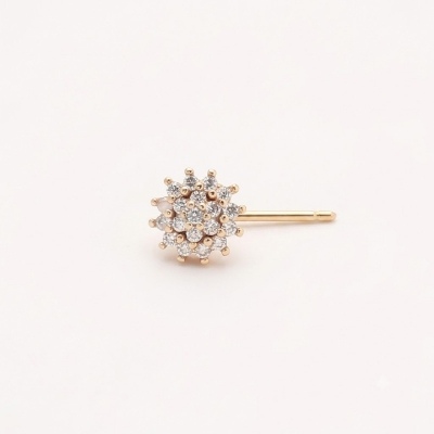 Picture of Party L Shape Push Nose Pin - 1Pcs Multicolor