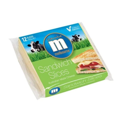 Picture of Slice Cheese Melbourne 12 Slices Australia - 200 gm