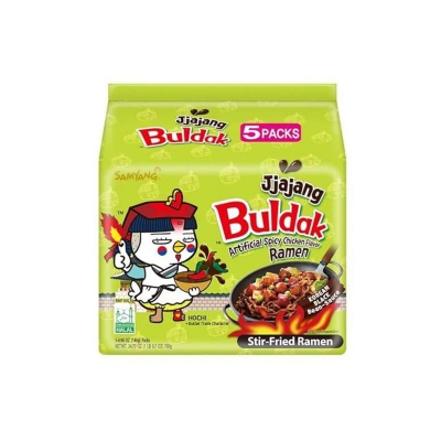 Picture of Samyang Jjajang Ramen Noodles (korean) 5 X 140Grams