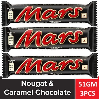 Picture of Mars Premium Chocolate Bar Rich Fusion Of Light Nougat & Smooth Caramel -  51 g *3PCS