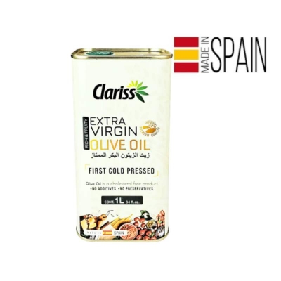 Picture of Clariss Extra Virgin Olive Oil (SPAIN) - TIN 1LTR