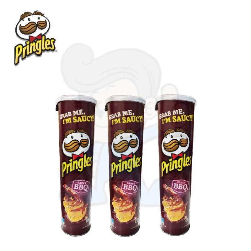 Picture of Pringles Saucy BBQ (USA) - 157GM (3 Pcs)