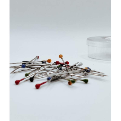 Picture of HIJAB GLASS PINS FOR WOMEN (SMALL SIZE)  30+_PCS PER BOX - 3BOX PACK Multicolor