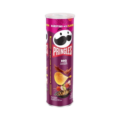 Picture of Pringles Saucy Bbq 158Gm (U.S.A) (3 Pcs)