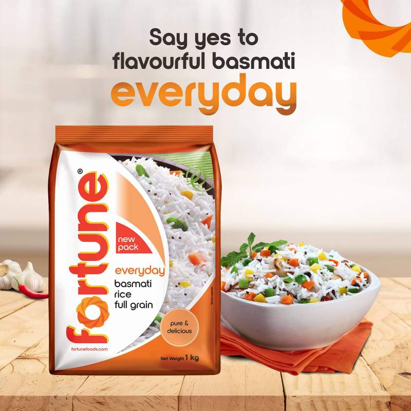 Picture of FORTUNE EVERYDAY BASMATI RICE FULL GRAIN (INDIA) - 1KG