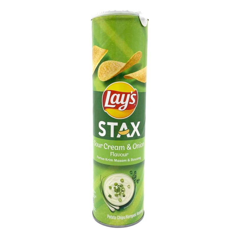 Picture of LAYS STAX SOUR CREAM & ONION (MALAYSIA) - 135GM