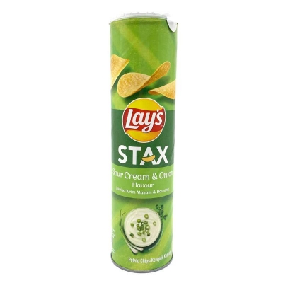 Picture of LAYS STAX SOUR CREAM & ONION (MALAYSIA) - 135GM