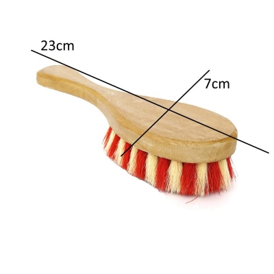 Picture of Wooden Red Black Blazer Dust Brush Multicolor