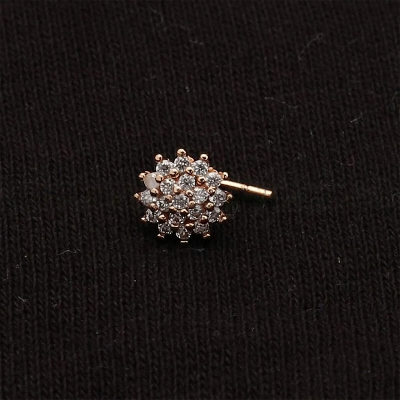 Picture of Party L Shape Push Nose Pin - 1Pcs Multicolor