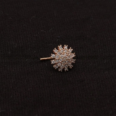 Picture of Party L Shape Push Nose Pin - 1Pcs Gold