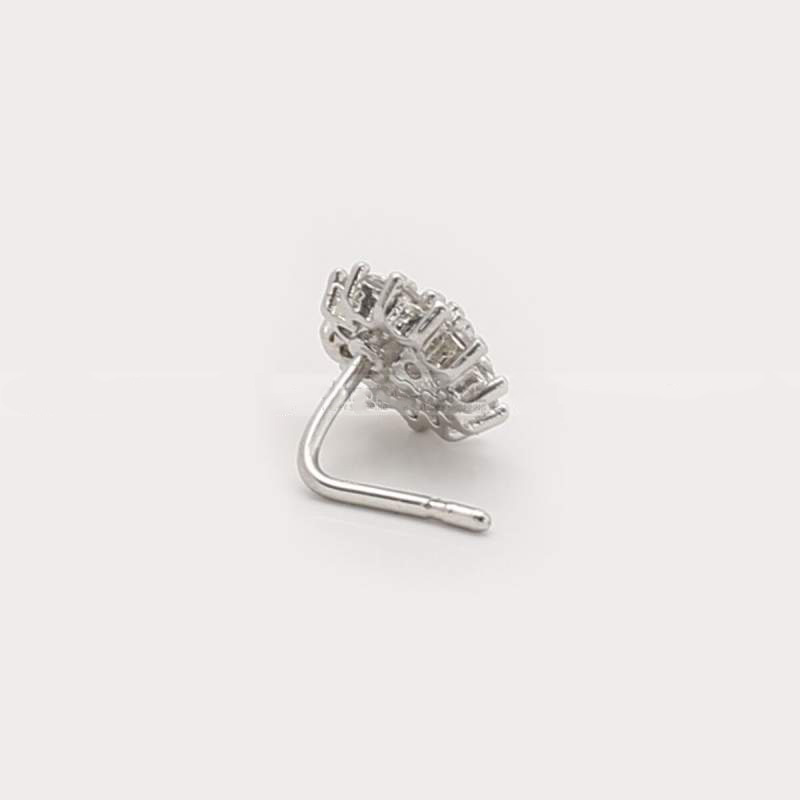 Picture of Party L Shape Push Nose Pin - 1Pcs Multicolor