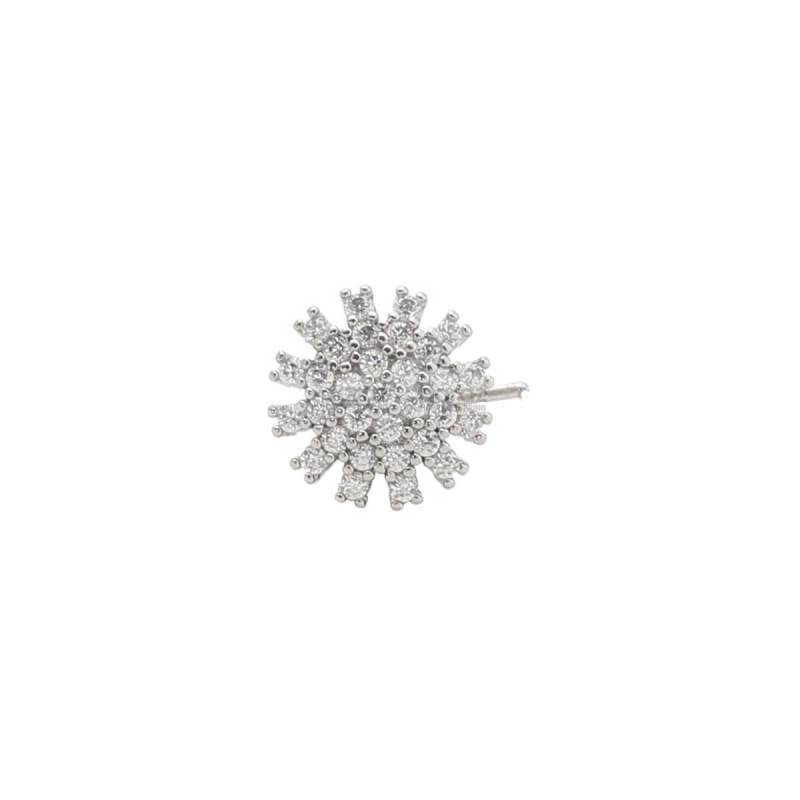 Picture of Party L Shape Push Nose Pin - 1Pcs Silver
